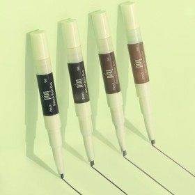 Pixi Natural Brow Duo | Teinte: Deep Brunette | Crayon Précis & Gel Coloré pour Sourcils | Fixation Longue Tenue et Résistant...