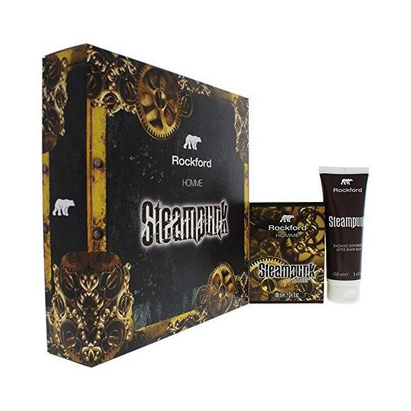 boîte à cadeau Steampunk - Eau de Toilette 100 ml + After Shave Balm 100 ml