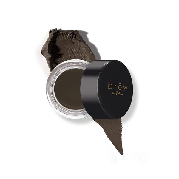Mii Mii Cosmetics Brow Brosse à sourcils et brosse à sourcils Foncé