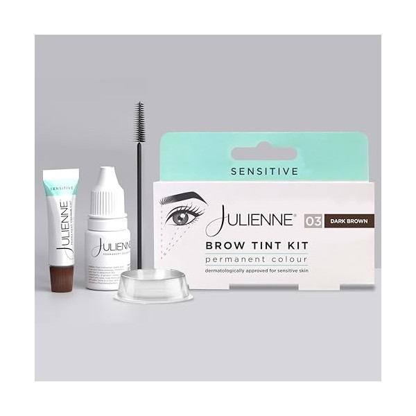 Julienne Kit de teinture pour sourcils - Marron foncé