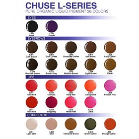 CHUSE Pigments correcteurs de mélange PMU 0,35 oz/10 ml L405 Orange Coffee 