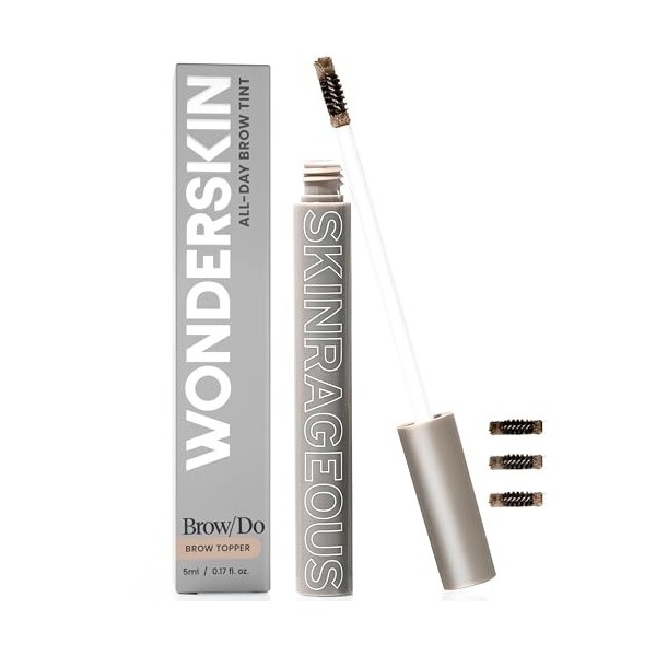 Brow/Do Gel pour Sourcils de Wonderskin - Skinrageous Mascara Teintée Tout-en-Un pour Sourcils, Gel Fixateur Longue Tenue, Im...