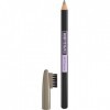 Maybelline New York - Crayon Sourcils Ton sur Ton - Longue Tenue & Effet Naturel - Brosse Intégrée - Formule à la Cire Nature