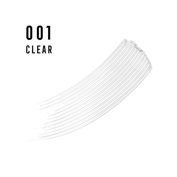 Max Factor Masterpiece Divine Brow Lamination Gel 001 Transparent, Applicateur 2 faces, Plastification semblable à un salon,