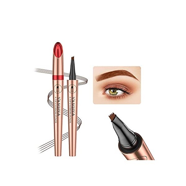 Stylo à sourcils de tatouage imperméable, stylo à sourcils liquide, stylo à sourcils de maquillage professionnel, séchage rap