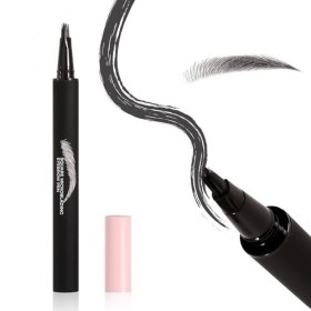Boobeen Crayon à sourcils imperméable, crayon à sourcils pour microblading, crayon à sourcils liquide, longue durée, épais et
