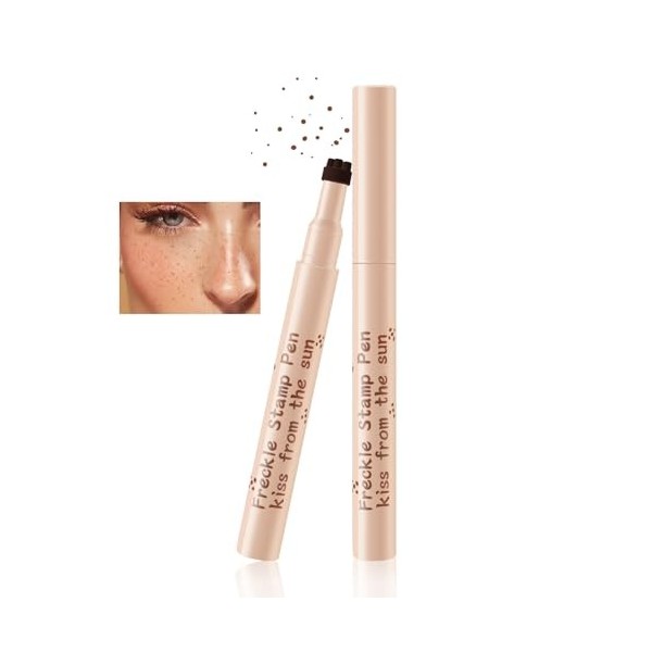 Boobeen Stylo pour Taches de Rousseur, Maquillage liquide imperméable pour Fausses Taches de Rousseur Stylo pour Taches de Ro