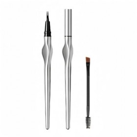 Crayon à sourcils waterproof avec une pointe de crayon à sourcils précise à deux pointes, crayon à sourcils pour des traits s