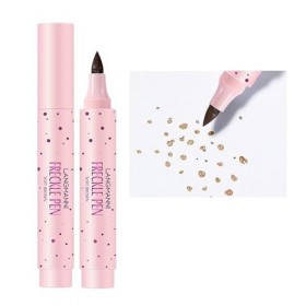 Sopt Dot Dot imperméable et durable, stylo de maquillage naturel de tache de rousseur brun clair pour un maquillage naturel s