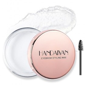 Erinde Cire de modelage professionnelle pour sourcils - Gel transparent et durable - Savon clair - Naturel et imperméable - S