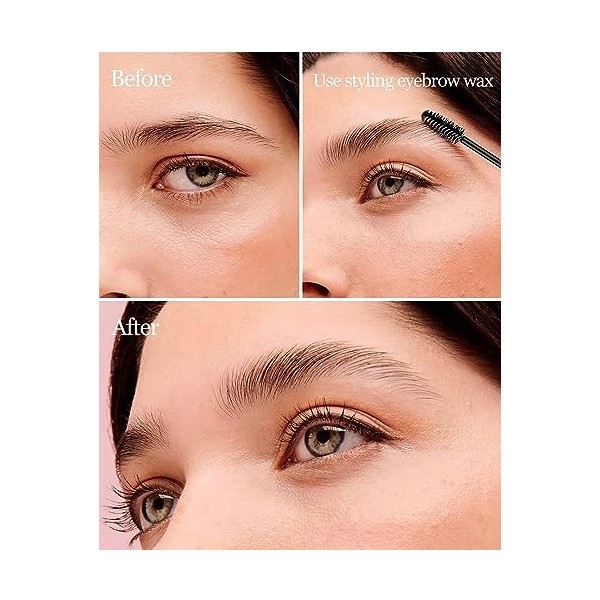 Erinde Cire de modelage professionnelle pour sourcils - Gel transparent et durable - Savon clair - Naturel et imperméable - S