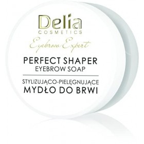 Delia Cosmetics - EYEBROW EXPERT - Savon Styling Sourcils - Soin et Hydratation - Toute couleur de sourcils - Effet transpare