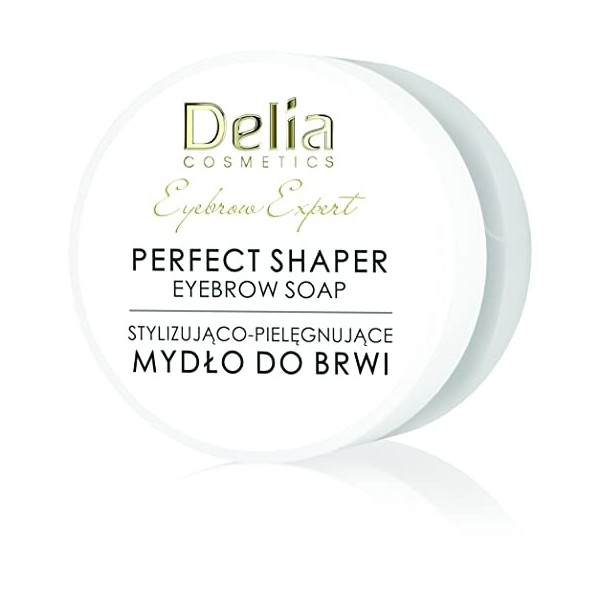 Delia Cosmetics - EYEBROW EXPERT - Savon Styling Sourcils - Soin et Hydratation - Toute couleur de sourcils - Effet transpare