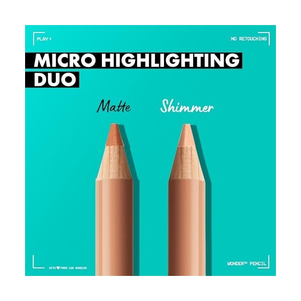 NYX PROFESSIONAL MAKEUP Wonder Pencil, Micro surligneur et correcteur multi-usages – Chaud et profond