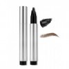 Erinde Stylo à Sourcils Microblading Marron, Longue Tenue Waterproof, Anti-Bavure Ultra Précis, Effet Naturel Poil à Poil, Ap