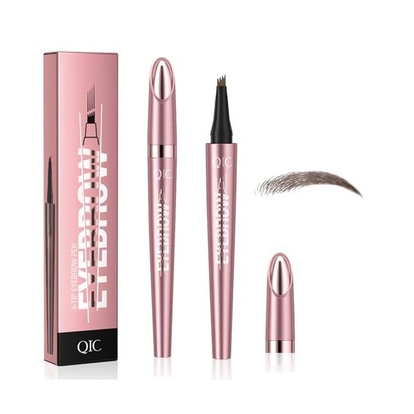 SSKHE Nouveau Crayon à Sourcils, Crayon à Sourcils Magique, Crayon à Sourcils Microknife Imperméable à l’Eau 3d Crayon De Con