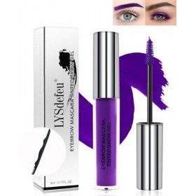 Gel à Sourcils Longue Tenue-Kit de Teinture de sourcils de Couleur de Sourcil, Volume fibre Mascara, Naturel Maquillage des y...