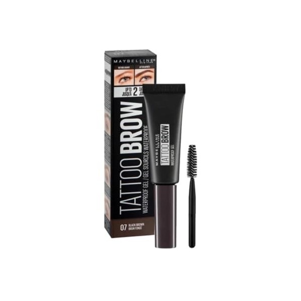 Maybelline Tattoo Brow Gel 2 Días Tinte De Cejas 07 Black Brown Moreno - 5Ml