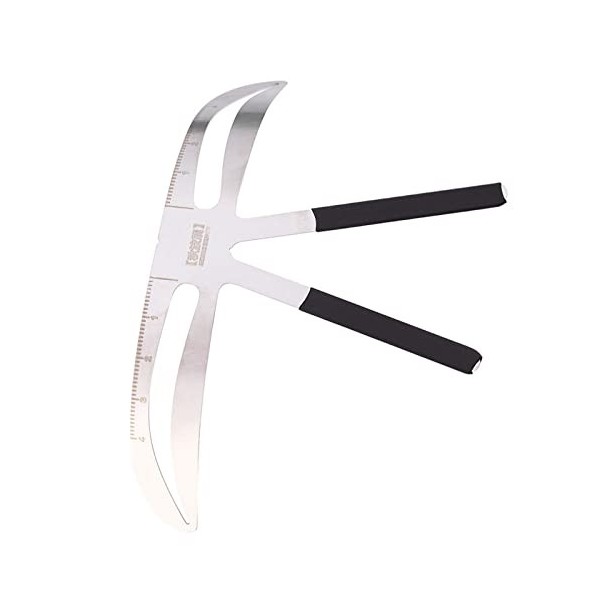Règle des sourcils, tatouage permanent Mesure des sourcils Prolongement de la balance Règle de règle de positionnement à troi
