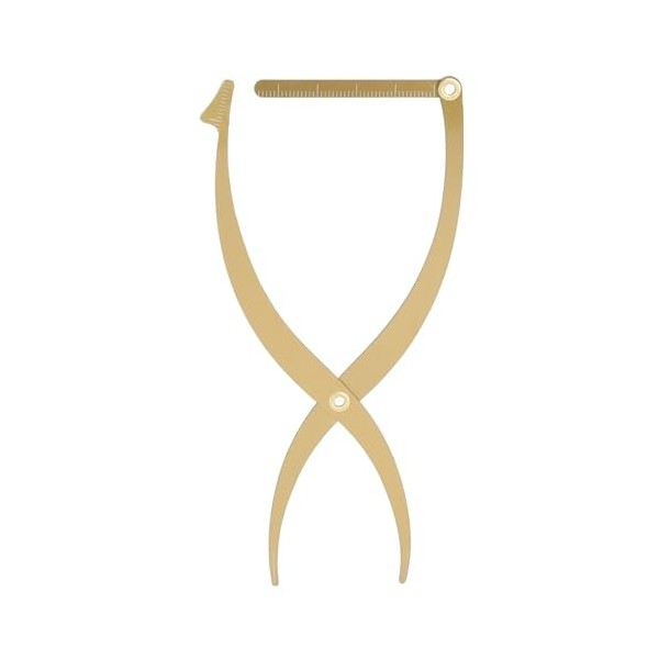 Règle de Pochoir à Sourcils, Règle de Maquillage des Sourcils en Acier Inoxydable, Outil de Mesure de Létrier à Sourcils pou