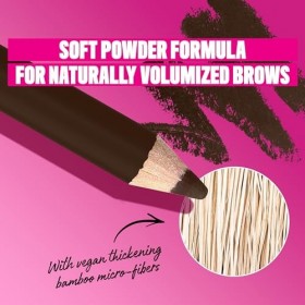 NYX PROFESSIONAL MAKEUP POWDER LOUDER BROW PENCIL DEEP BROWN