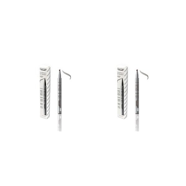 GlamUp Paris - Feutre à Sourcils Micro-Précision - Technique Microblading - Waterproof Résistant à lEau - Pointe Trident - 