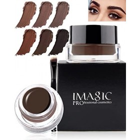 Gel Crème Sourcils, Pommade Waterproof Pour sourcils, Gel À Sourcils Longue Tenue,Lasting Eyebrow Gel Cream pour Femmes, Maqu...