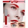 Gel à Sourcils Longue Tenue-Kit de Teinture de sourcils de Couleur de Sourcil au Rasoir à Sourcils, Volume fibre Mascara, Nat