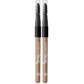 MB Milano - Crayon Sourcils - Double Embout Crayon + Brosse - BLONDE - Définit les Sourcils - Made in Italy Lot de 2 