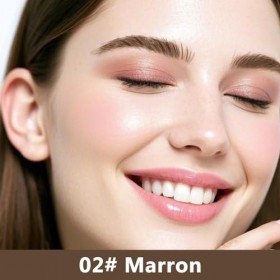 Erinde Crayon Sourcils Microblading 2 en 1, Crayon Sourcils Waterproof, Pointe Multi-Ramifications et Pointe Précise, Maquill