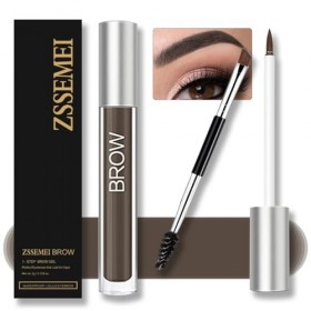 Gel Sourcils Imperméable à Tenue Longue, Maquillage Sourcils Liquide Teinté Intense, Résistant à la Transpiration, Effet Natu