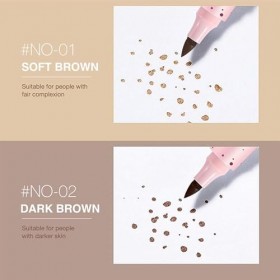 Freckles Pen Makeup, Stylo Fausses Taches de Rousseur pour Femme, Stylo à Point Imperméable Maquillage Sans Effort Naturel, A