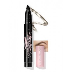 Anglicolor Crayon Sourcils Facile à Utiliser,Crayon Sourcils Microblading Naturel,Brosse à Sourcils Séchage Rapide,Longue Ten