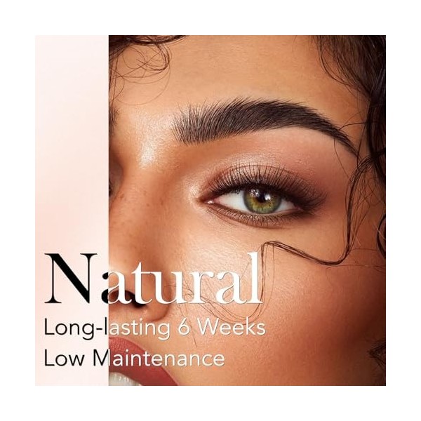 Libeauty Lash Tint Black, Kit de teinture pour cils, La teinture noire naturelle pour sourcils dure jusquà 4 semaines, facil