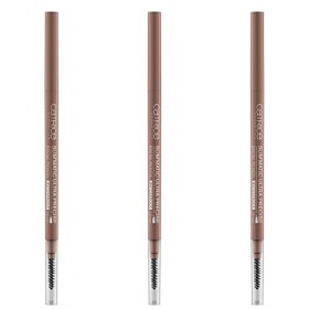 Catrice Crayon à sourcils - Catrice SlimMatic Ultra Precise Brow Pencil, avec brosse à sourcils, lot de 3 3 x 0,05 g , n° 0