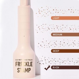 Tampon à cinq points pour pousses dété et stylo micro poudre liquide, stylo Freckle naturel, marron foncé, durable 24 h, imp