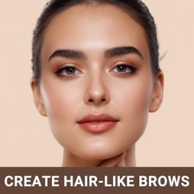 iMethod Stylo à sourcils – Crayon à sourcils avec pointe micro à 4 fourchettes, stylo à sourcils Microblading pour sourcils n