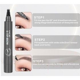 Magic Microblading Crayon de contour des sourcils – Stylo de contour des sourcils – Stylo à sourcils étanche précis à 7 point