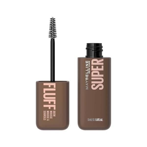 Maybelline New York Superfluff Mousse à sourcils douce, pour sourcils complets, à porter toute la journée, mousse volumisante
