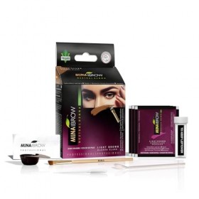 Mina iBrow Regular Pack & Coloring Tint Kit Up to 6 Week châtain_clair 