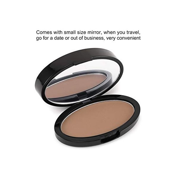 Boobeen Poudre de timbre de joint de sourcil - Kit de coloration teintée Nature en une seconde - Crée des sourcils dapparenc