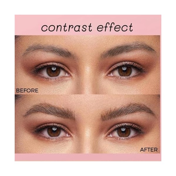 Kit de modelage de poudre à sourcils, kit de sculpture de poudre à sourcils, palette pour les yeux/sourcils Po/Wder avec pinc