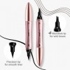Boobeen 2 in 1 Crayon à sourcils, crayon à sourcils à double extrémité pour femmes Eyeliner avec 4 pointes fourchues et bross