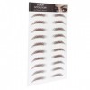 Autocollant de Tatouage de Sourcil Imperméable, Autocollant de Transfert, Maquillage, Autocollant pour Femmes BROWN-06 