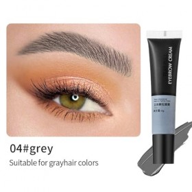 3pcs Gel pour Sourcils à Décoller avec un Pinceau, Gel de Tatouage pour Sourcils Semi-permanent, Teinte Imperméable pour Sour