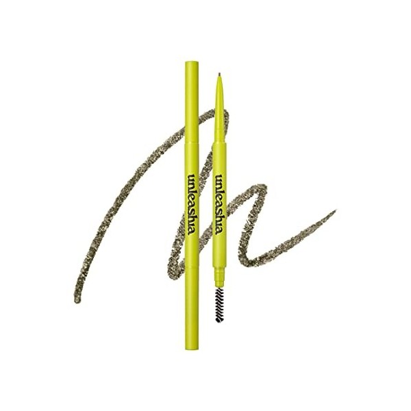 UNLEASHIA | Fixateur et crayon à sourcils définissant la forme crayon n°1. Brun avoine 