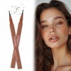 Freckle Pen Lot de 2 Stylo Tache de Rousseur, Stylo à Point Imperméable pour un Maquillage Naturel et Réaliste, Doux et Durab