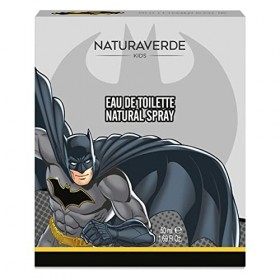 Naturaverde | Kids - Warner Bros Batman - Eau de toilette Spray pour enfants, parfum agréable sur la peau, contient de lalco