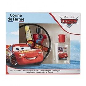 Corine de Farme Coffret Cadeau Cars Disney, Eau de Toilette, 50ml + Disque Volant