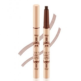 Boobeen Crayon À Sourcils - Stylo À Sourcils À Pointe Fourchue 3/4, Stylo À Sourcils Imperméable Longue Tenue, Traceur De Pré...